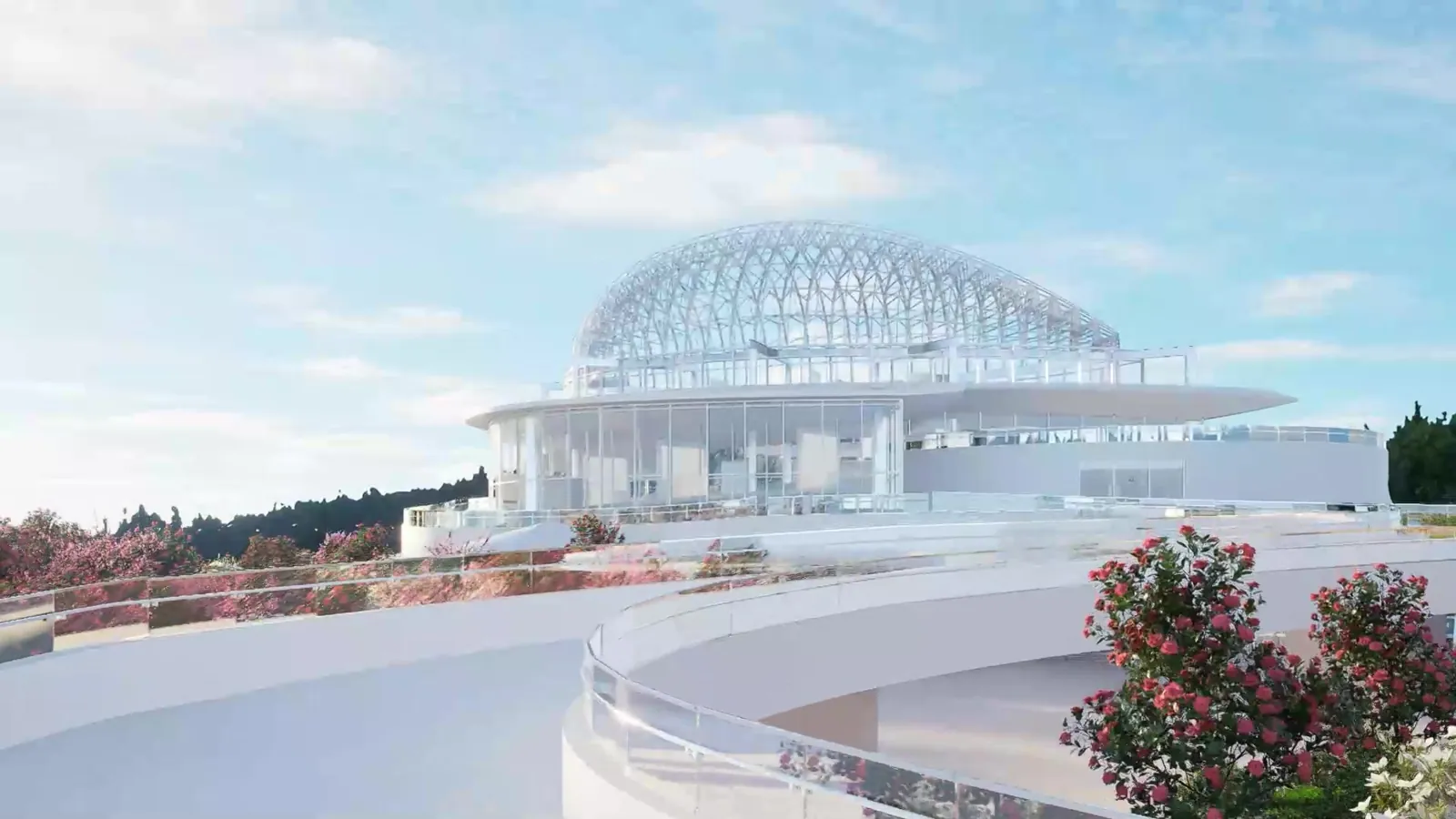 Centro cultural: galerías de las plantas superiores